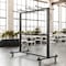 Flash Furniture Black Heavy Duty Large Mobile Chair & Table Cart QIN-SHD245425-GG - alternate 9
